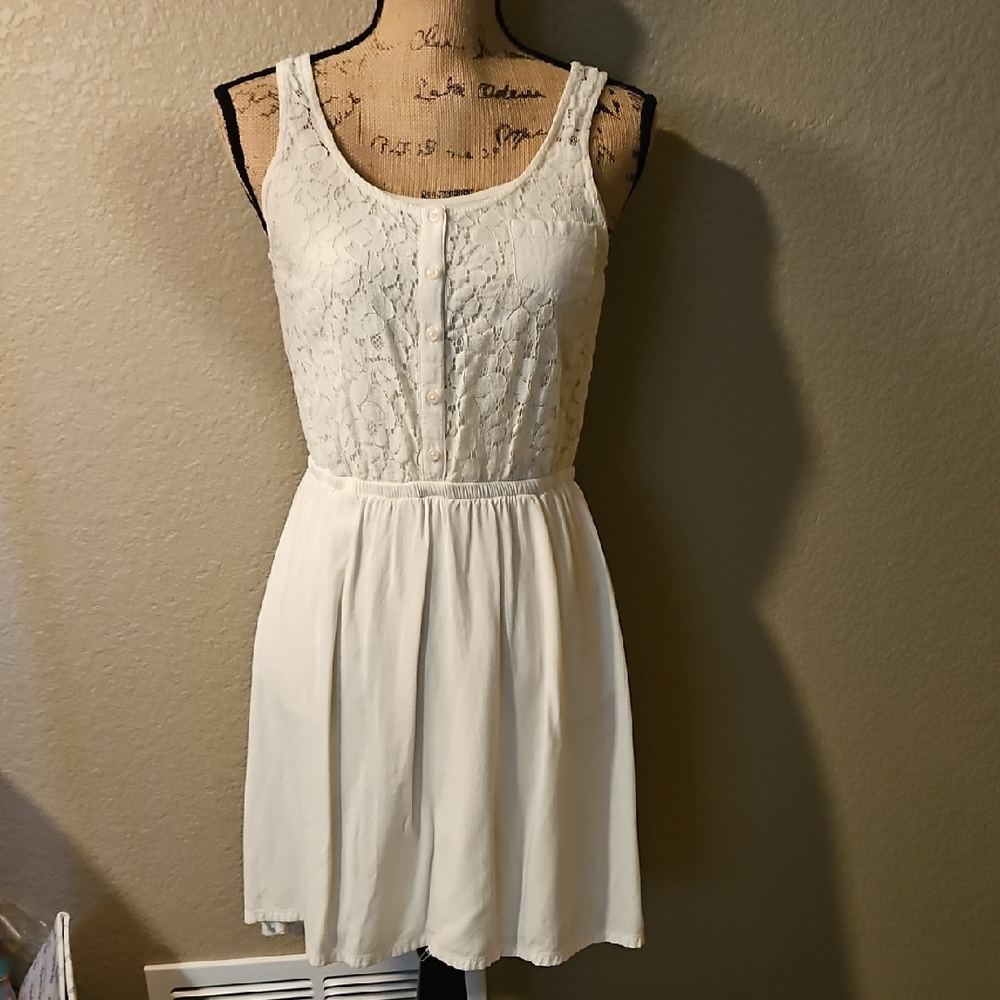 SO Cream Sleeveless Mini Dress for Prom